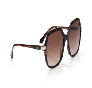 Image 2 of Brown Square Sunglasses for Women from Vogue Eyewear Available at Titan Eye+