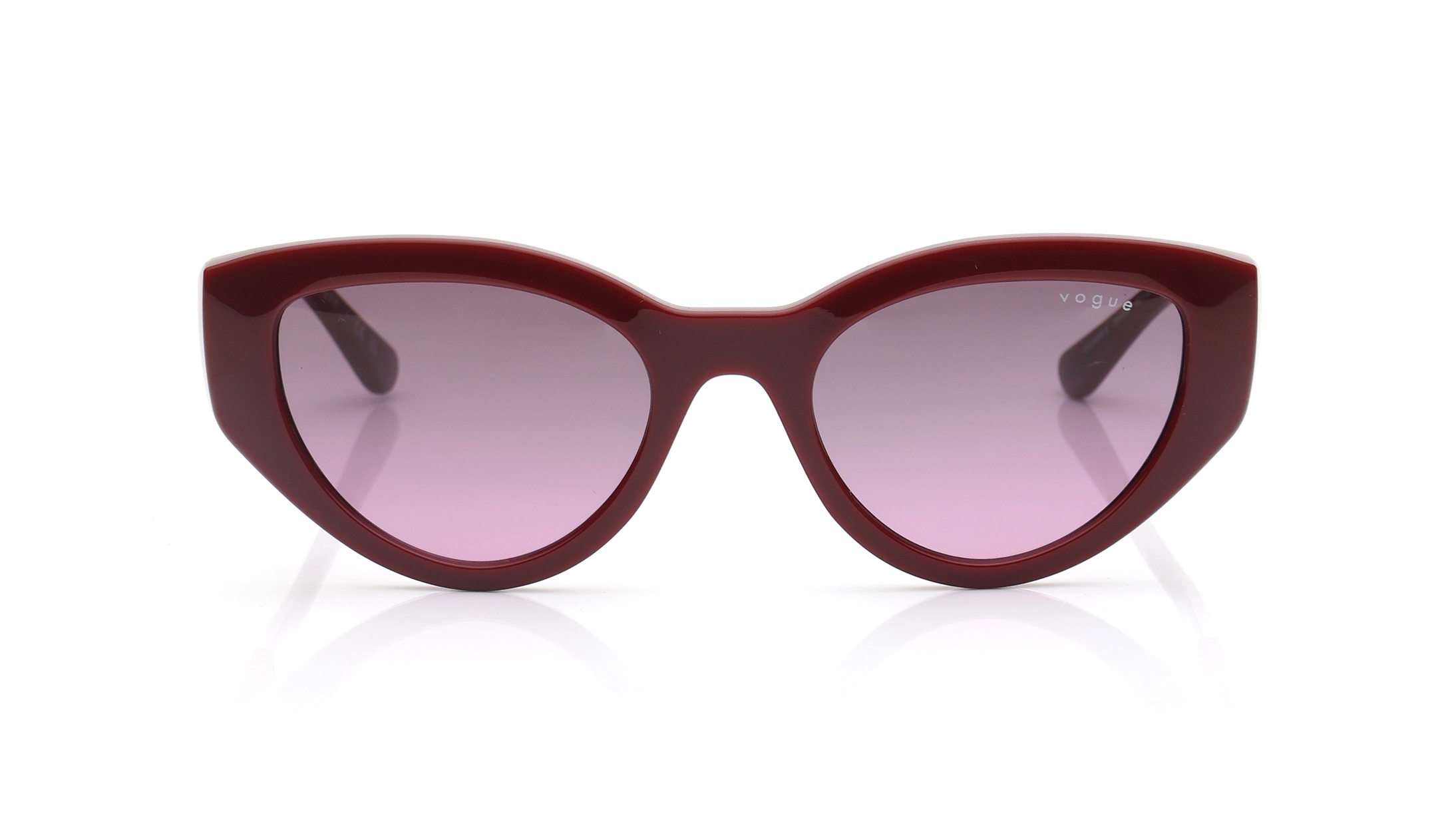 Image 1 of Grey CatEye Sunglasses for Women from Vogue Eyewear Available at Titan Eye+