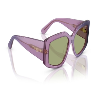 Image 2 of Green Rectangle Sunglasses for Women from Vogue Eyewear Available at Titan Eye+