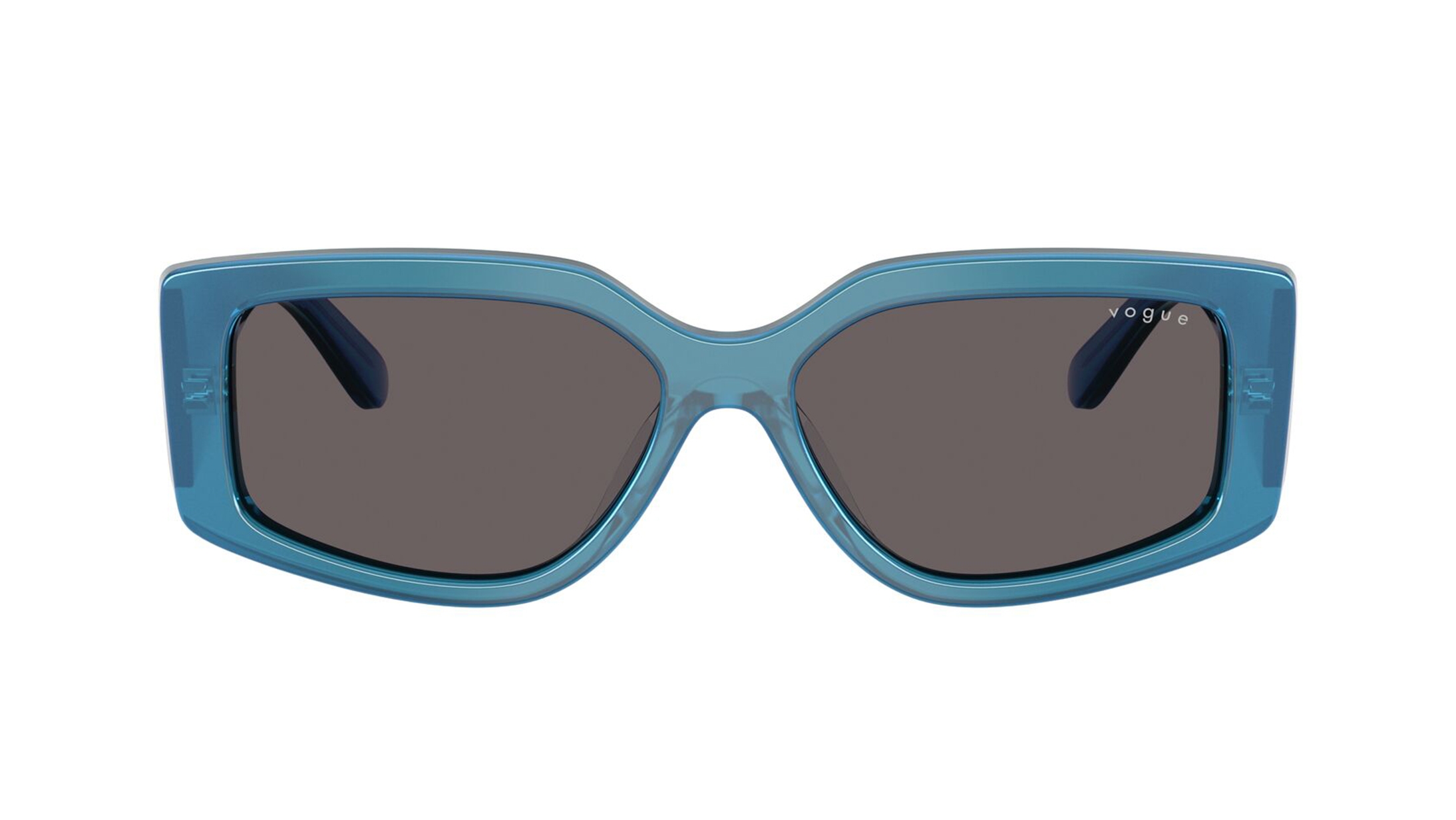 Image 1 of Black Rectangle Sunglasses for Women from Vogue Eyewear Available at Titan Eye+