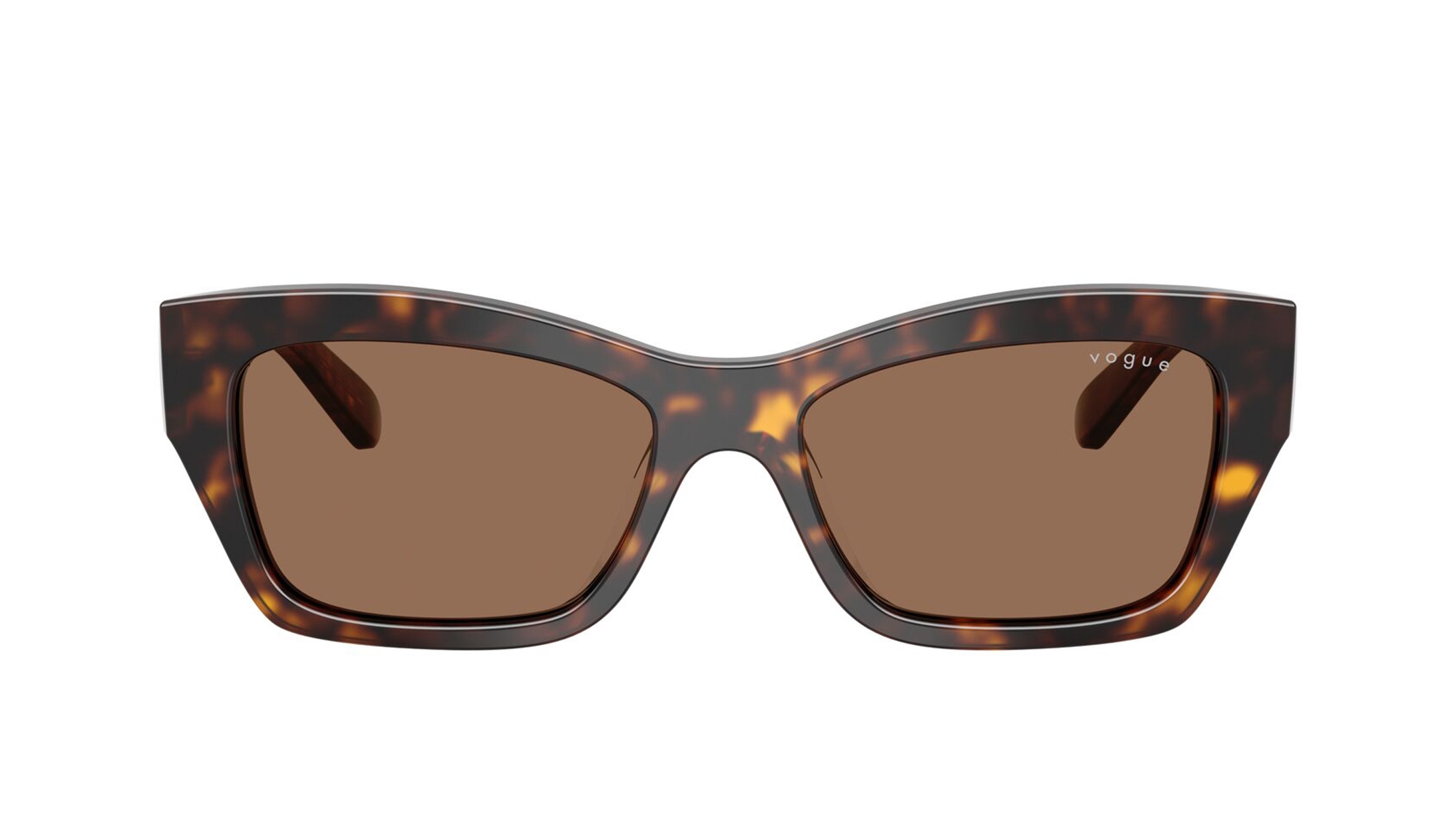 Image 1 of Brown Butterfly Sunglasses for Women from Vogue Eyewear Available at Titan Eye+
