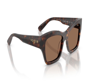 Image 2 of Brown Butterfly Sunglasses for Women from Vogue Eyewear Available at Titan Eye+