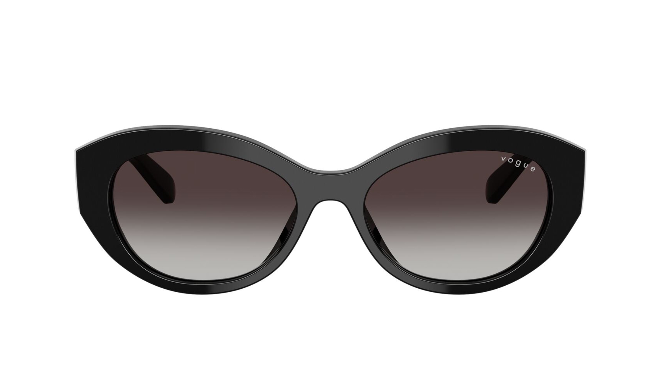 Image 1 of Black Irregular Sunglasses for Women from Vogue Eyewear Available at Titan Eye+