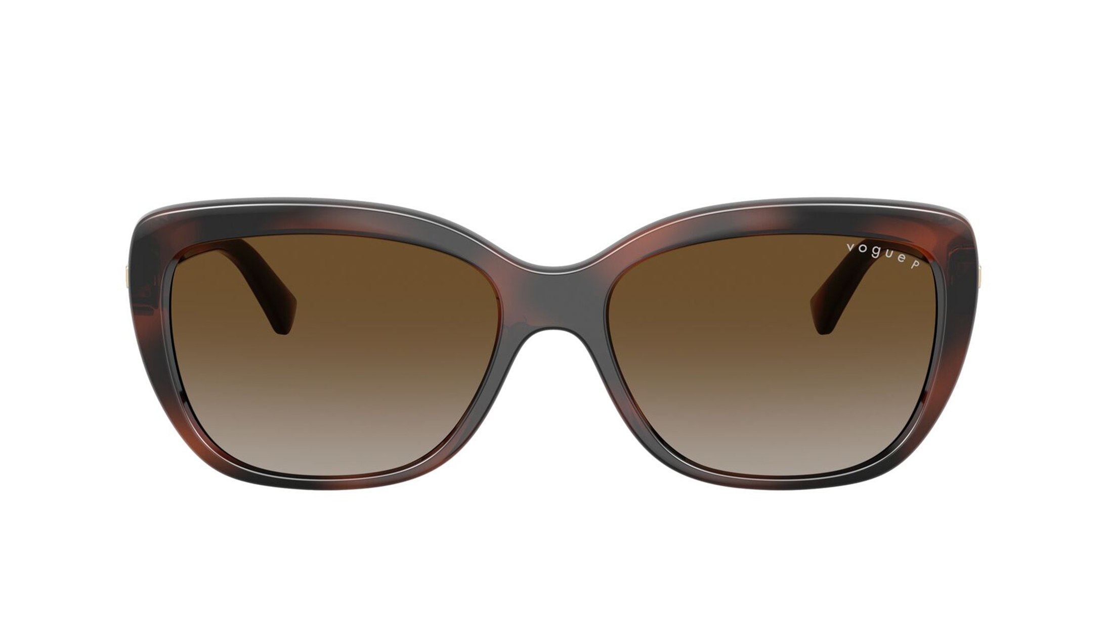 Image 1 of Brown Butterfly Sunglasses for Women from Vogue Eyewear Available at Titan Eye+