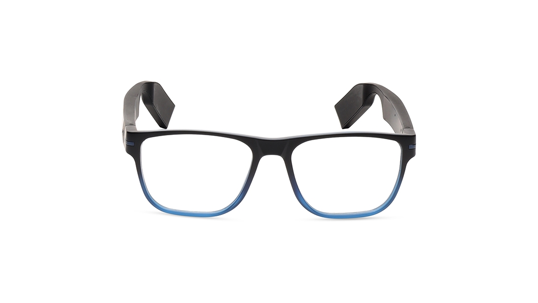 Image 1 of Black Square Eyeglasses for Men and Women from Titan Available at Titan Eye+