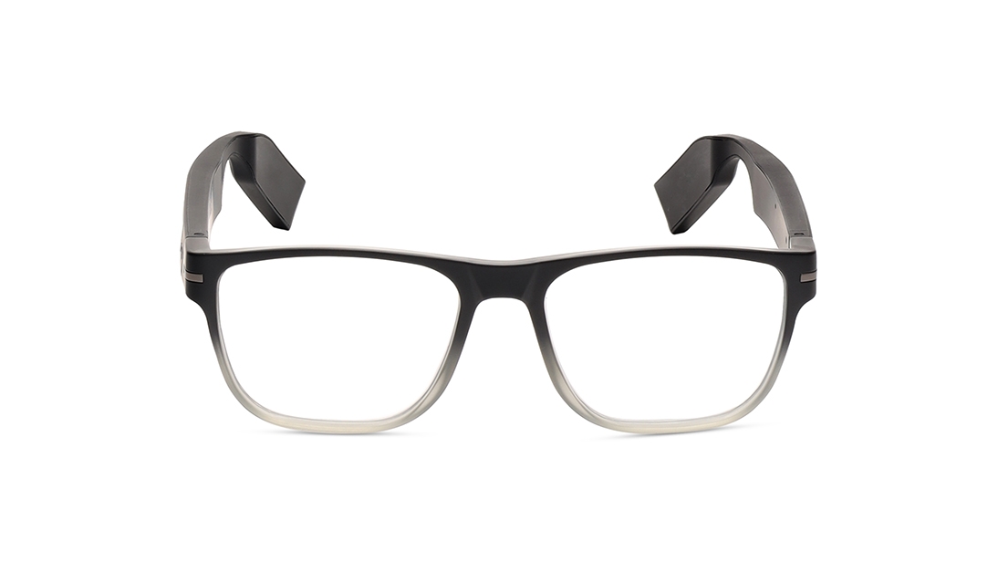 Image 1 of Black Square Eyeglasses for Men and Women from Titan Available at Titan Eye+