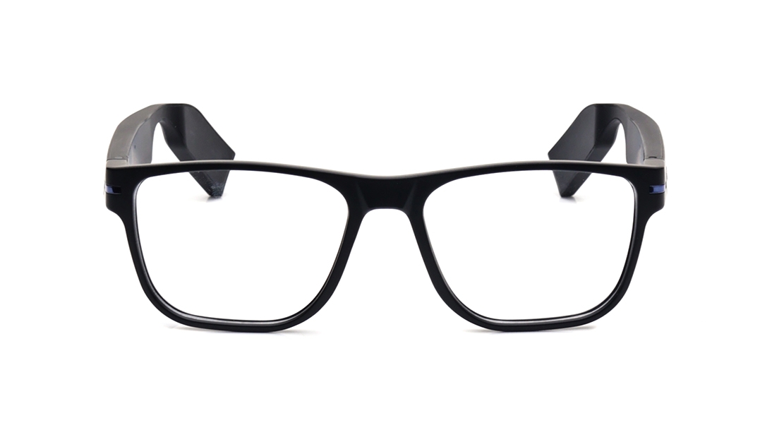 Image 1 of Black Wayfarer Eyeglasses for Men and Women from Titan Available at Titan Eye+