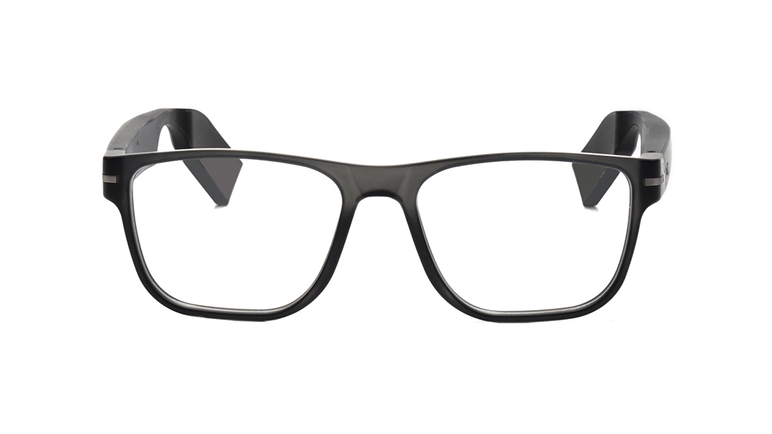 Image 1 of Black Wayfarer Smart Glasses for Men and Women from Titan Available at Titan Eye+
