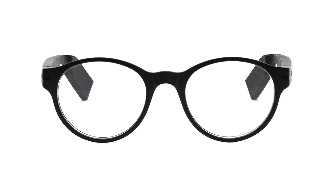 Image 1 of Black Round Eyeglasses for Men and Women from Titan Available at Titan Eye+