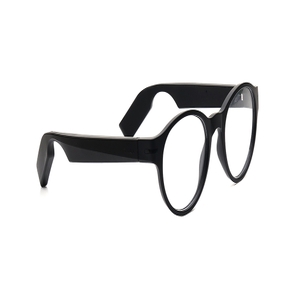 Image 2 of Black Round Eyeglasses for Men and Women from Titan Available at Titan Eye+