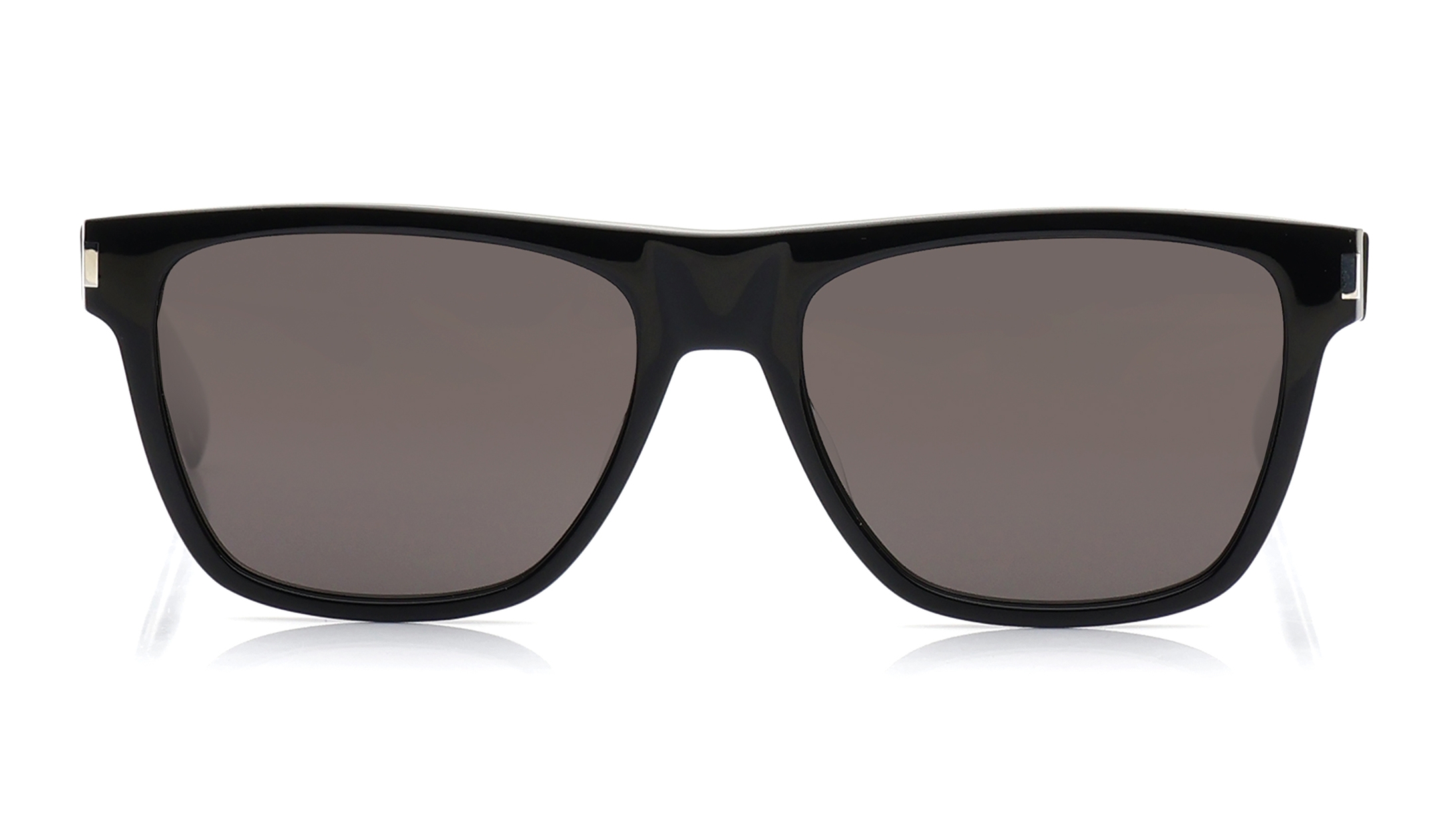 Image 1 of Black Round Sunglasses for Men from Saint Laurent Available at Titan Eye+