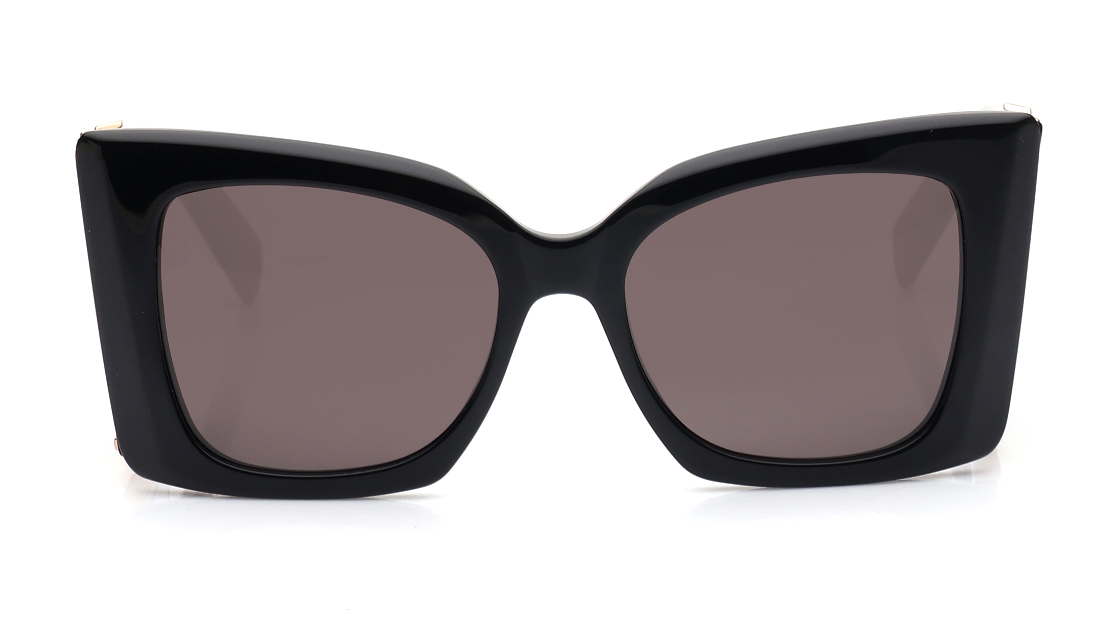 Image 1 of Black CatEye Sunglasses for Women from Saint Laurent Available at Titan Eye+