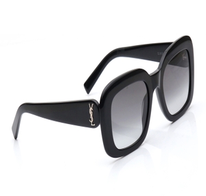Image 2 of Grey Rectangle Sunglasses for Women from Saint Laurent Available at Titan Eye+