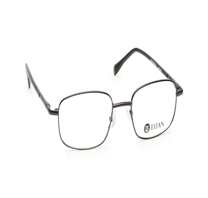 Image 2 of Black Rectangle Eyeglasses for Men and Women from Ace by Titan Available at Titan Eye+