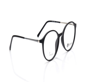 Image 2 of Black Round Eyeglasses for Men and Women from Ace by Titan Available at Titan Eye+