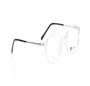 Image 2 of Transparent Round Eyeglasses for Men and Women from Ace by Titan Available at Titan Eye+