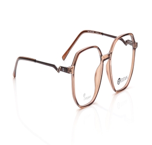 Image 2 of Brown Geometric Eyeglasses for Women from Ace by Titan Available at Titan Eye+