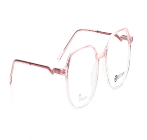 Image 2 of Red Round Eyeglasses for Women from Ace by Titan Available at Titan Eye+
