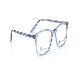 Image 2 of Blue Round Eyeglasses for Men and Women from Titan Available at Titan Eye+