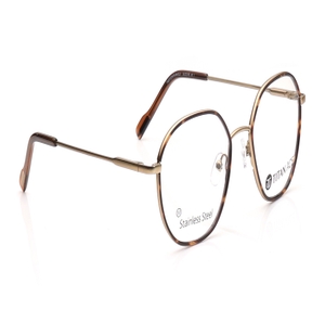 Image 2 of Brown Geometric Eyeglasses for Women from Titan Available at Titan Eye+
