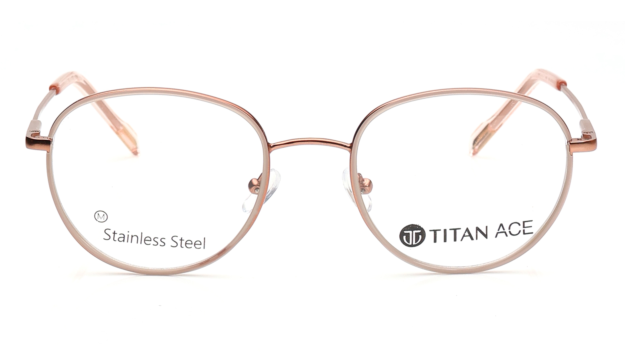 Image 1 of Copper Oval Eyeglasses for Men from Titan Available at Titan Eye+