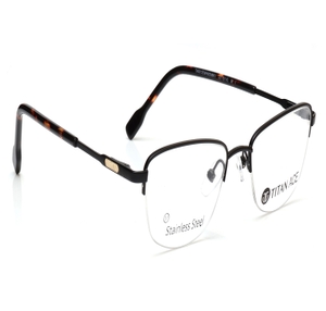 Image 2 of Black CatEye Eyeglasses for Women from Titan Available at Titan Eye+