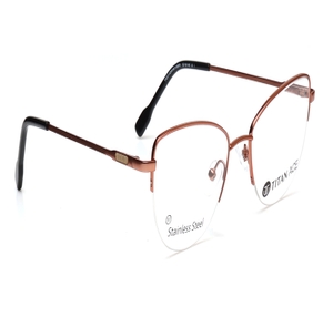 Image 2 of Copper CatEye Eyeglasses for Women from Titan Available at Titan Eye+