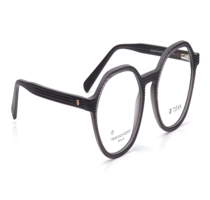 Image 2 of Black Geometric Eyeglasses for Men and Women from Titan Available at Titan Eye+