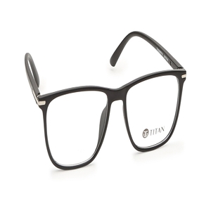 Image 2 of Black Square Eyeglasses for Men from Ace by Titan Available at Titan Eye+
