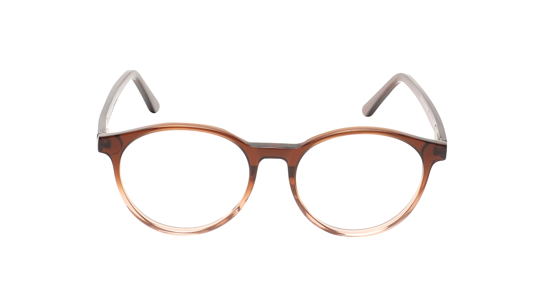 Image 1 of Brown Round Eyeglasses for Men and Women from Ace by Titan Available at Titan Eye+