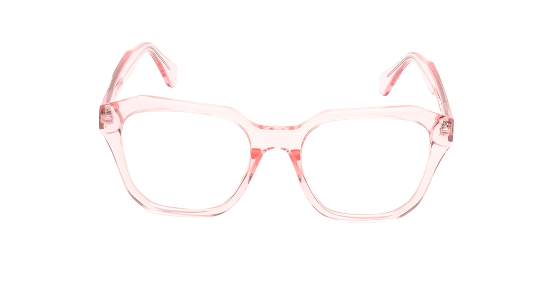 Image 1 of Pink Square Eyeglasses for Men and Women from Ace by Titan Available at Titan Eye+
