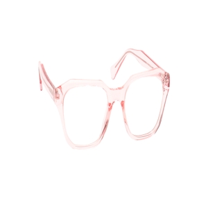 Image 2 of Pink Square Eyeglasses for Men and Women from Ace by Titan Available at Titan Eye+