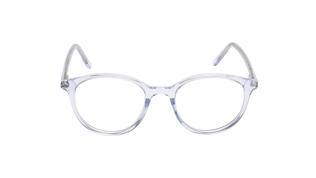 Image 1 of Transparent Oval Eyeglasses for Men and Women from Ace by Titan Available at Titan Eye+