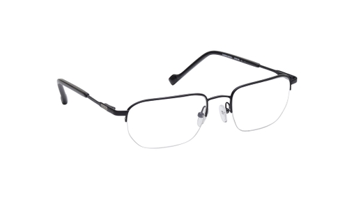 Image 2 of Black Rectangle Eyeglasses for Men from Ace by Titan Available at Titan Eye+