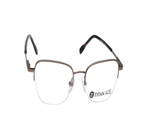 Image 2 of Brown Bugeye Eyeglasses for Women from Ace by Titan Available at Titan Eye+
