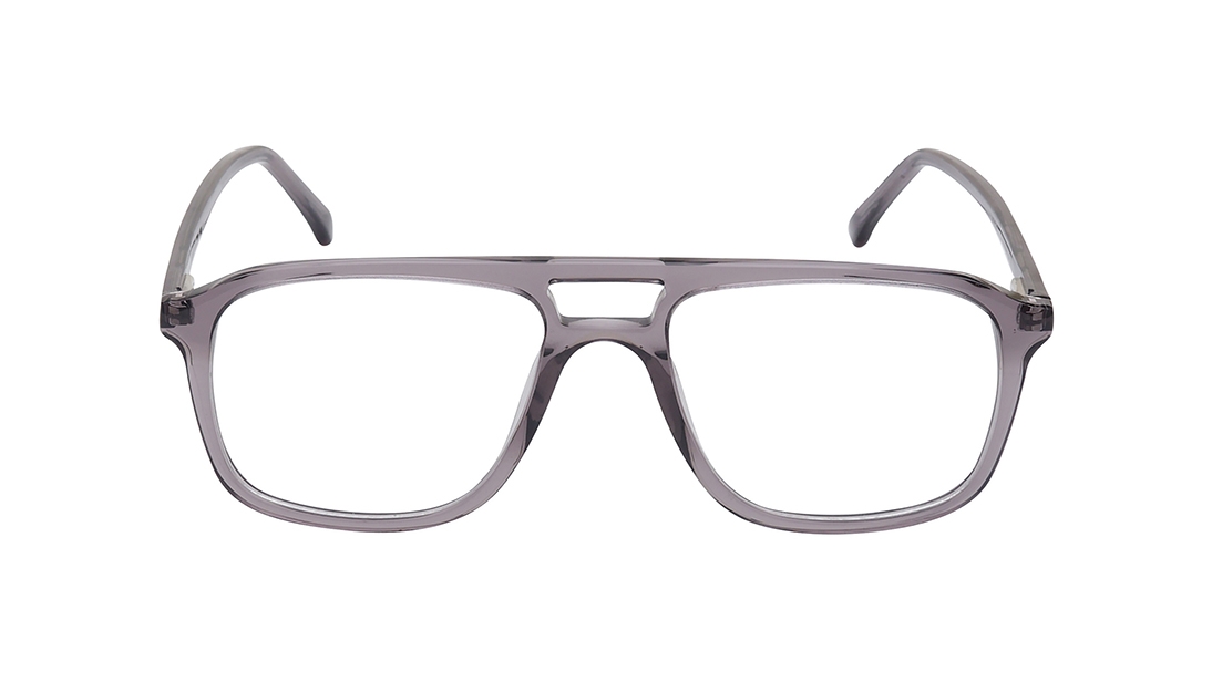 Image 1 of Grey Navigator Eyeglasses for Men from Ace by Titan Available at Titan Eye+