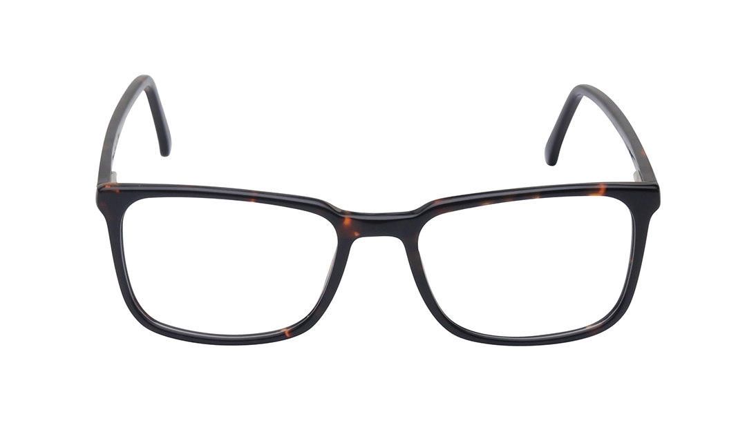 Image 1 of Havana Rectangle Eyeglasses for Men from Ace by Titan Available at Titan Eye+