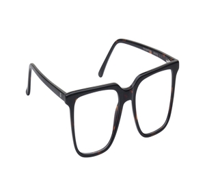 Image 2 of Black Square Eyeglasses for Men from Ace by Titan Available at Titan Eye+