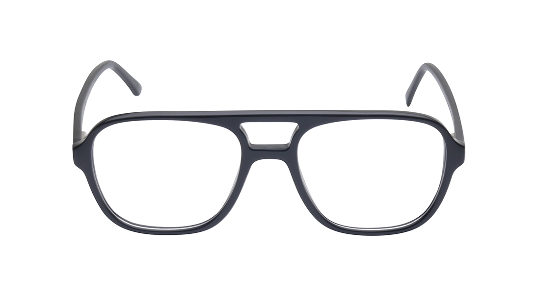 Image 1 of Black Aviator Eyeglasses for Men from Ace by Titan Available at Titan Eye+
