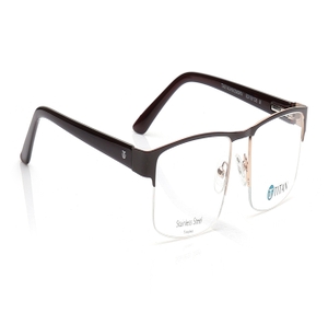 Image 2 of Brown Square Eyeglasses for Men and Women from Ace by Titan Available at Titan Eye+