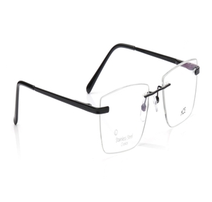 Image 2 of Black Rectangle Eyeglasses for Men And Women from Ace by Titan Available at Titan Eye+