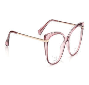 Image 2 of Purple CatEye Eyeglasses for Women from Ace by Titan Available at Titan Eye+