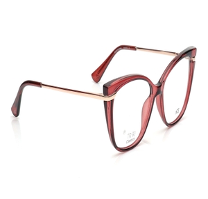 Image 2 of Maroon CatEye Eyeglasses for Women from Ace by Titan Available at Titan Eye+
