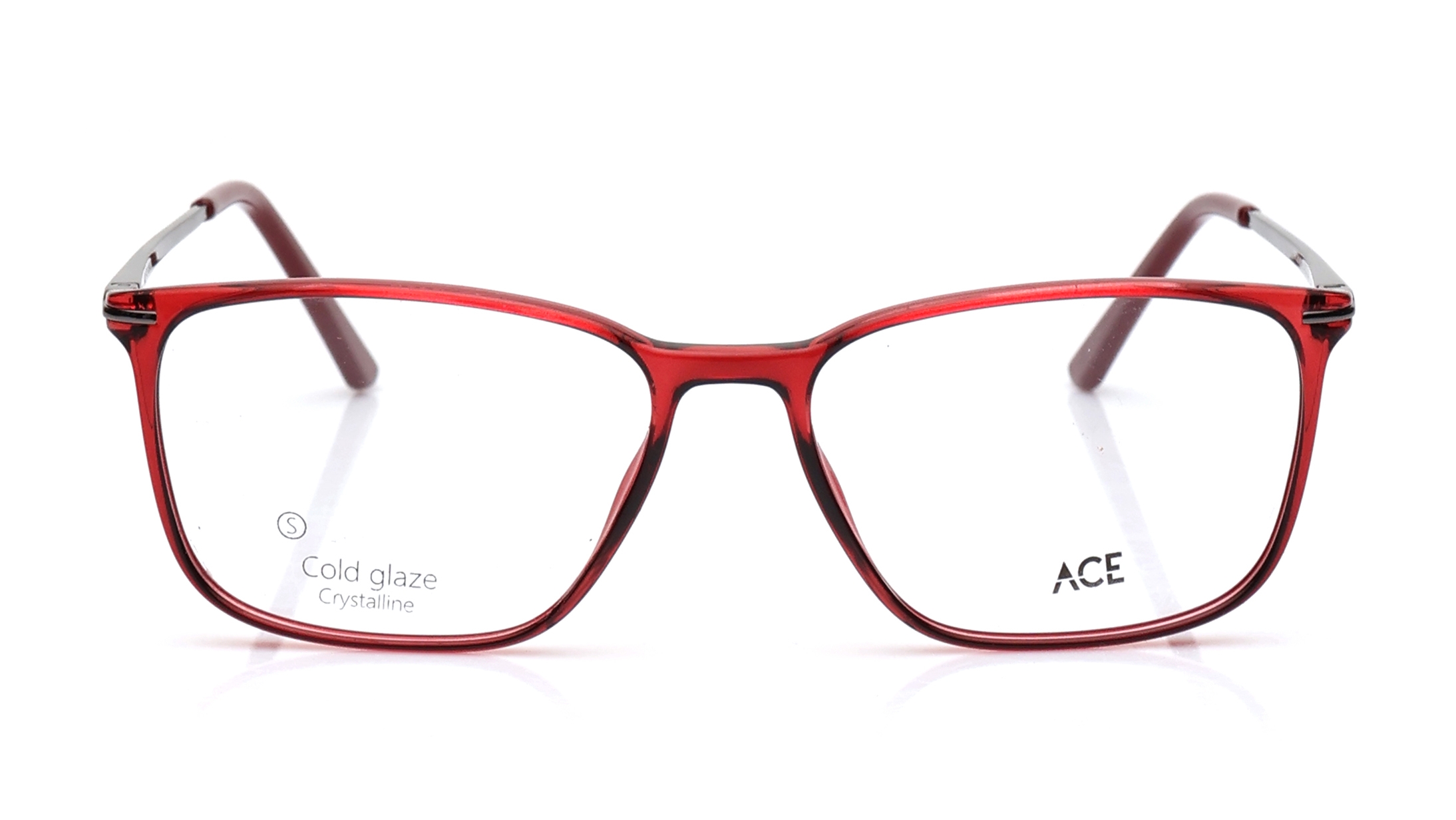 Image 1 of Red CatEye Eyeglasses for Women from Titan Available at Titan Eye+