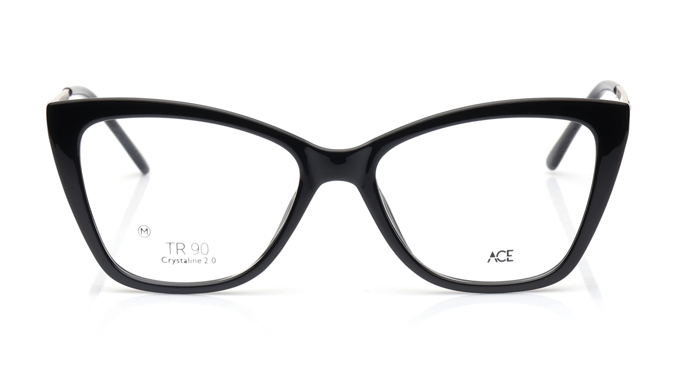 Image 1 of Black CatEye Eyeglasses for Women from Titan Available at Titan Eye+