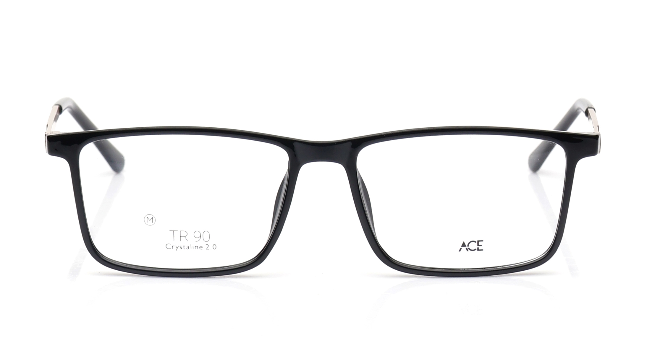 Image 1 of Black Rectangle Eyeglasses for Men And Women from Titan Available at Titan Eye+