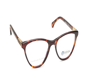 Image 2 of Havana CatEye Eyeglasses for Women from Titan Available at Titan Eye+