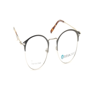 Image 2 of Black Clubmaster Eyeglasses for Men and Women from Titan Available at Titan Eye+