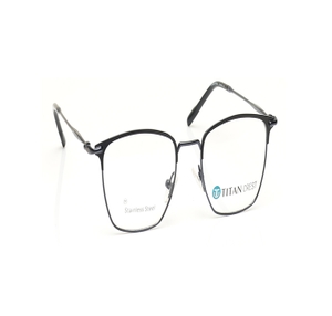 Image 2 of Black Clubmaster Eyeglasses for Men and Women from Titan Available at Titan Eye+