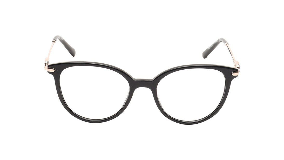 Image 1 of Black CatEye Eyeglasses for Women from Titan Available at Titan Eye+